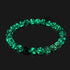 Alabaster | .925 Sterling Silver | Firefly Glass Bracelet